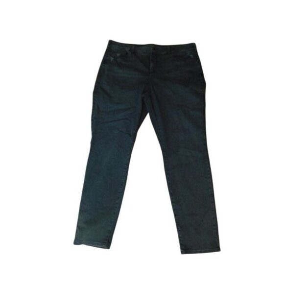 NYDJ Size 20W Plus Size Black STRETCH Alina Legging Denim Jeans NWT - Picture 1 of 3